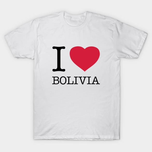 I LOVE BOLIVIA T-Shirt by eyesblau